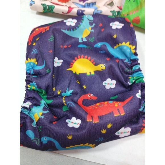 3-Pack Male Dog Diapers Belly Bands – Size XS – Dinosaur Print – NEW & Washable - Picture 3 of 10